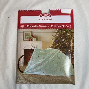 Large Bike Bicycle Gift Bag Candy Canes Unisex 42 x18 x80 Christmas Boy Girl New